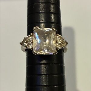 CZ and Sterling Silver Ring